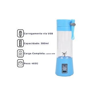 Mini Liquidificador Portátil 380ml Mini Eletric Liquid Express® - Onli